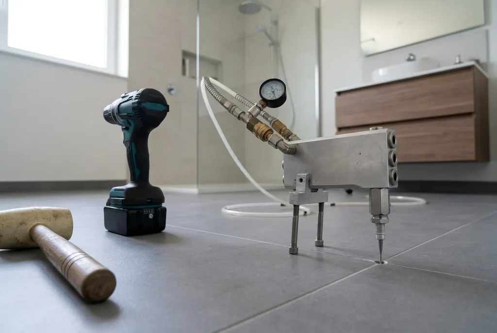 Kitbedrijf Bodegraven – holle tegels injecteren